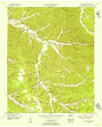 Three Churches 1951 topographic map thumbnail