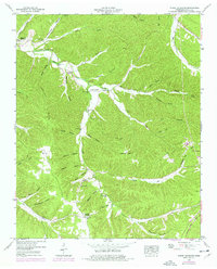 Three Churches 1951 topographic map thumbnail