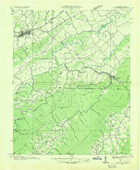 River Knobs 1935 topographic map preview