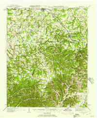Ridgetop 1931 topographic map thumbnail