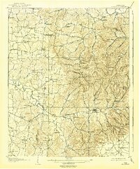 Woodbury 1908 topographic map thumbnail