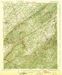 Tellico topographic map thumbnail