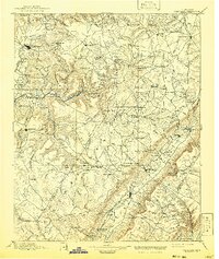 Pikeville 1895 topographic map thumbnail