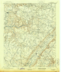 Pikeville 1895 topographic map thumbnail