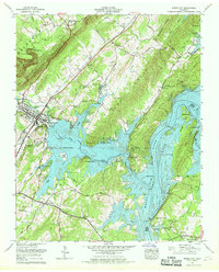 Spring City 1966 topographic map preview