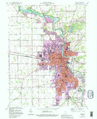 Marion 1992 topographic map thumbnail