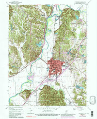 Martinsville 1965 topographic map thumbnail