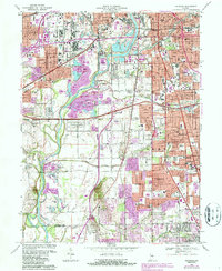 Maywood 1967 topographic map thumbnail