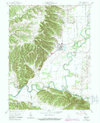 Medora 1959 topographic map thumbnail