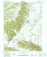 Medora 1959 topographic map thumbnail