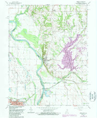 Merom 1966 topographic map thumbnail