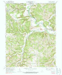 Metamora 1972 topographic map thumbnail