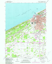 Michigan City West 1969 topographic map thumbnail