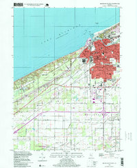 Michigan City West 1994 topographic map thumbnail