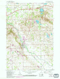 Middlebury 1961 topographic map thumbnail