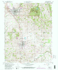 Mitchell 1960 topographic map thumbnail