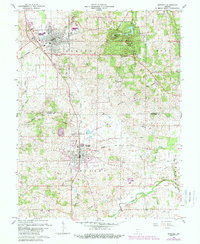 Mitchell 1960 topographic map thumbnail