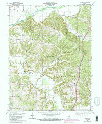 Modesto 1970 topographic map preview