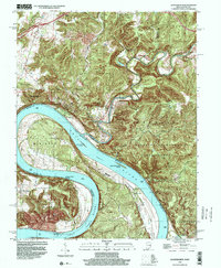 Leavenworth 1998 topographic map thumbnail