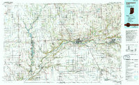 Logansport 1985 topographic map thumbnail