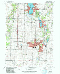 Lowell 1992 topographic map thumbnail
