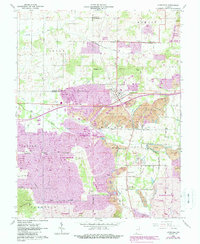 Lynnville 1960 topographic map thumbnail