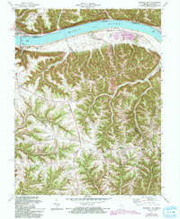 Madison East 1971 topographic map thumbnail
