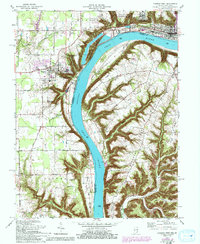 Madison West 1964 topographic map thumbnail