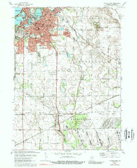 La Porte East topographic map thumbnail