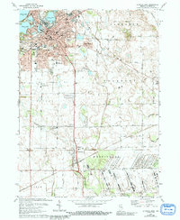 La Porte East 1974 topographic map thumbnail