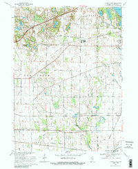 La Porte West 1969 topographic map thumbnail