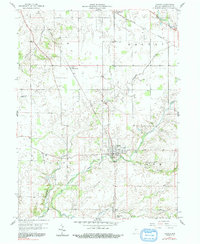 Ladoga 1958 topographic map thumbnail