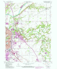 Lafayette East 1961 topographic map thumbnail