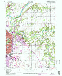 Lafayette East 1961 topographic map thumbnail