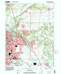 Lafayette East 1998 topographic map thumbnail