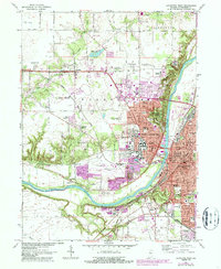 Lafayette West 1961 topographic map thumbnail