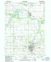 Lagrange 1993 topographic map thumbnail