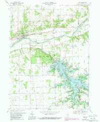 Lagro 1969 topographic map thumbnail