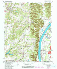 Lanesville 1982 topographic map thumbnail