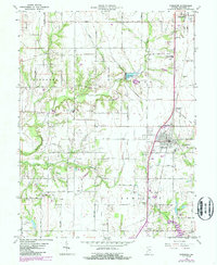 Shelburn 1963 topographic map thumbnail