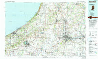 South Bend 1983 topographic map thumbnail