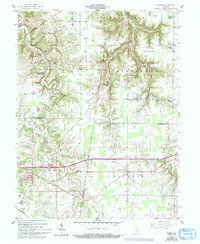 Spades 1958 topographic map thumbnail