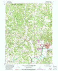 Spencer 1956 topographic map thumbnail