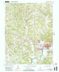 Spencer 1956 topographic map thumbnail