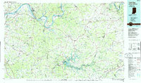 Tell City 1986 topographic map thumbnail