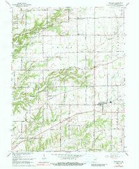Trafalgar 1965 topographic map thumbnail