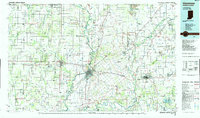 Vincennes 1986 topographic map thumbnail
