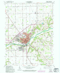Wabash 1963 topographic map thumbnail