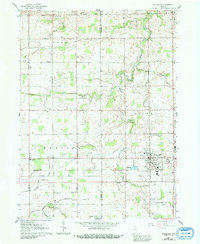 Wakarusa 1961 topographic map thumbnail