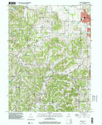 Whitehall 1998 topographic map thumbnail